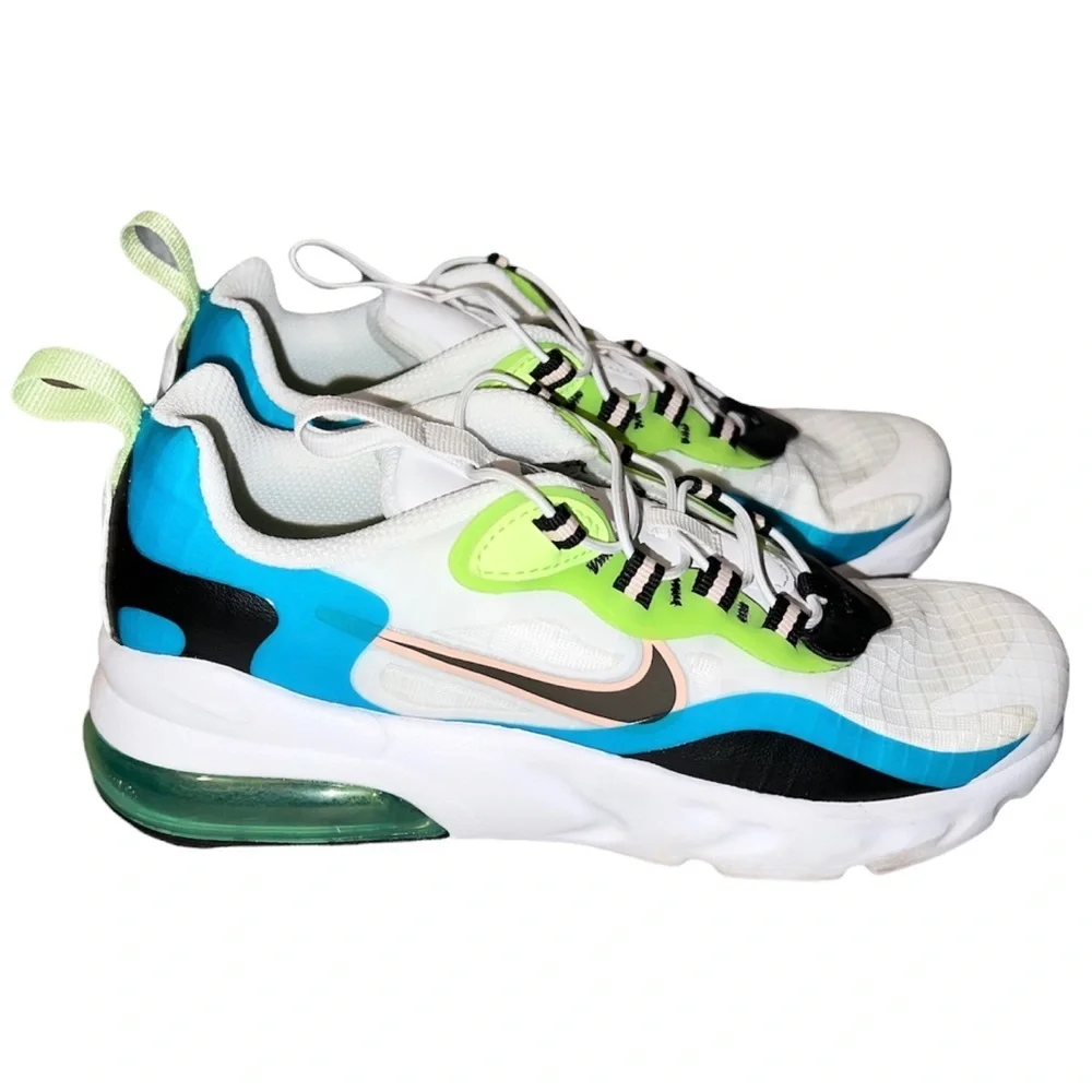 Nike Air Max React SE PS Shoes Kids Size 2.5Y White